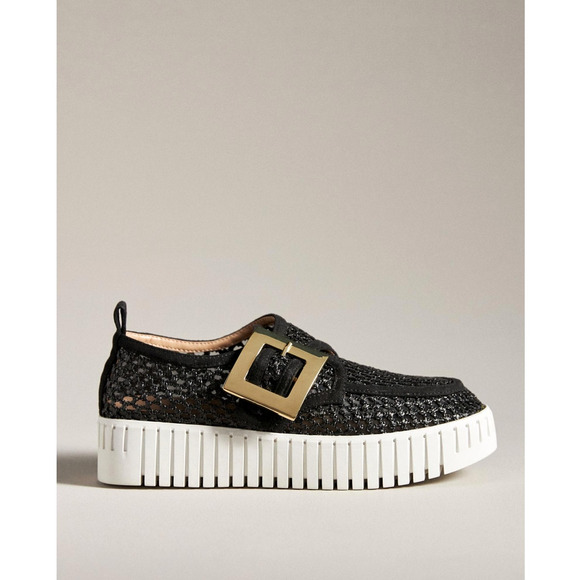 Anthropologie Silent D Bravissimo Black Flats - New 41 EU (11 US) - Picture 2 of 7